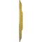 Ekena Millwork Damon Ceiling Medallion (Fits Canopies up to 3 3/8"), Hand-Painted Rich Gold, 20"OD x 1 1/2"P CM20DARGS - alternate 2